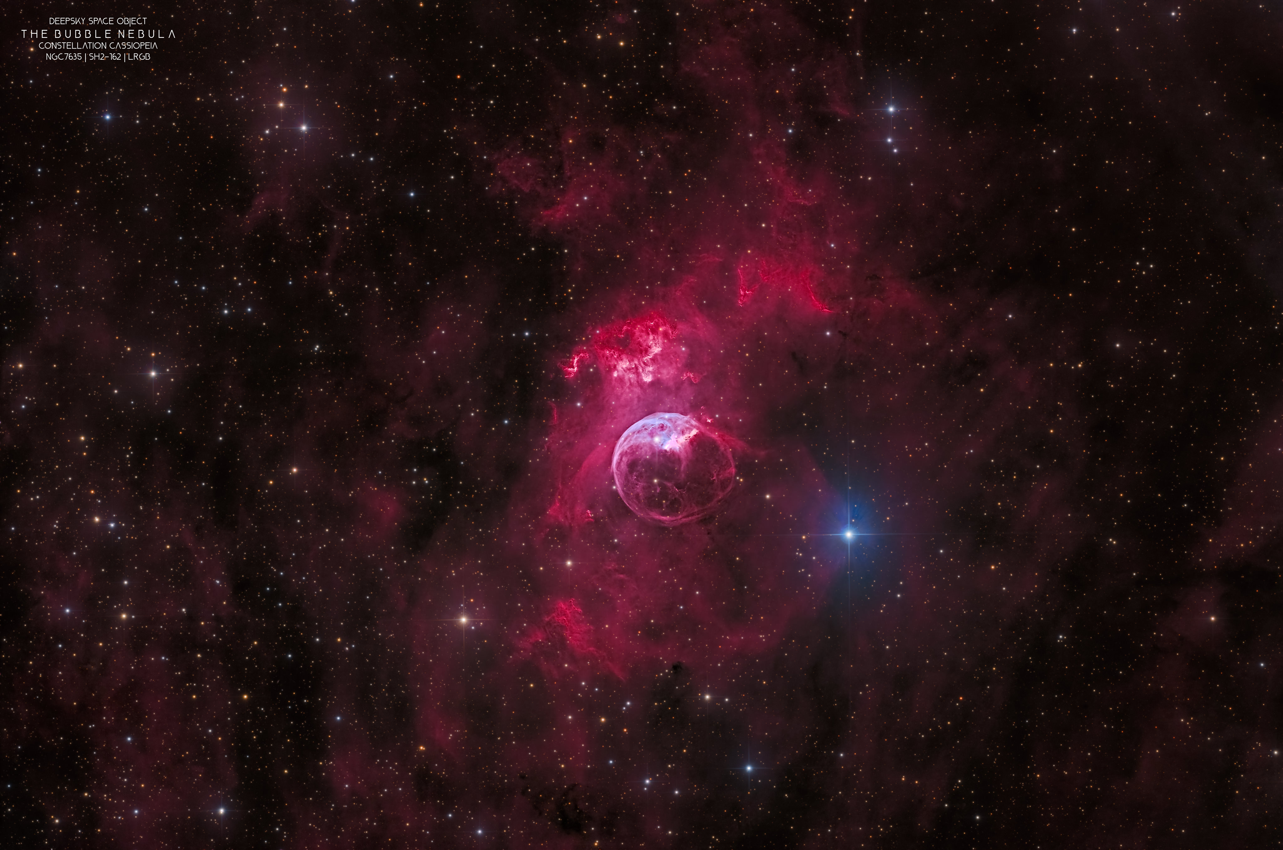 NGC7635 BubbleNebula LRGB RemoteTelecope 3446mm web4096